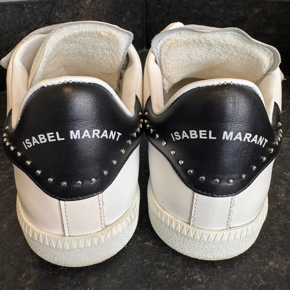 Isabel Marant Velcro Studded Sneakers